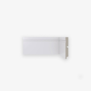 RODAPÉ BRANCO COM FRISO 457 - 10CM