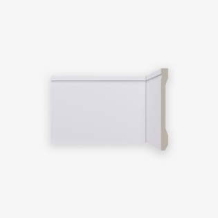 RODAPÉ LEV152 BRANCO FRISO - 15 CM